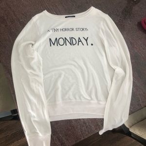 Wildfox A tiny horror story: Monday jumper